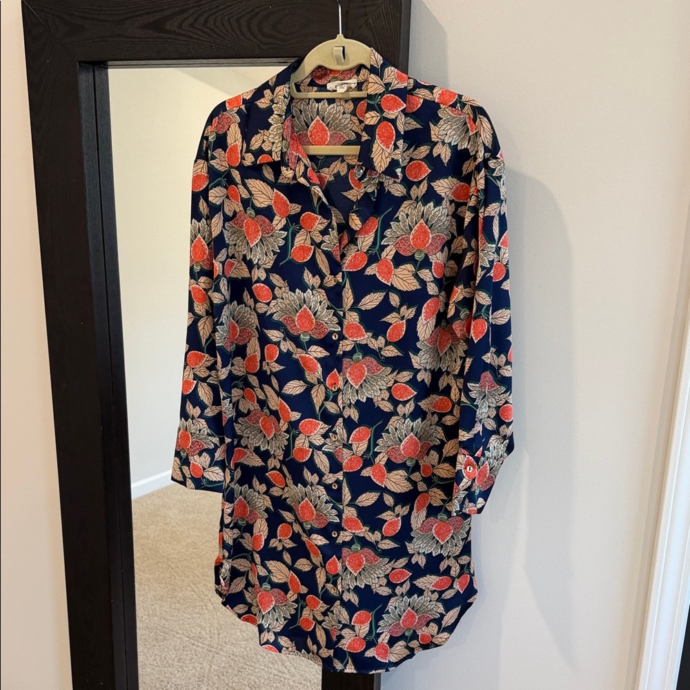 Floral Button-Up Shirt